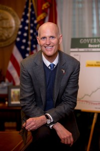 Florida's Governor Rick Scott (Photo Credit Meredyth Hope Hall)